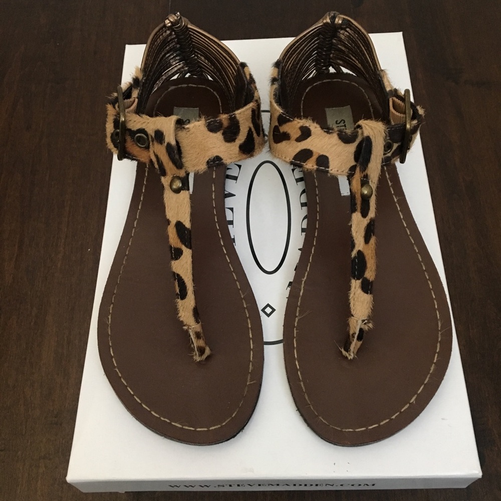 Steve Madden Leopard Sandals